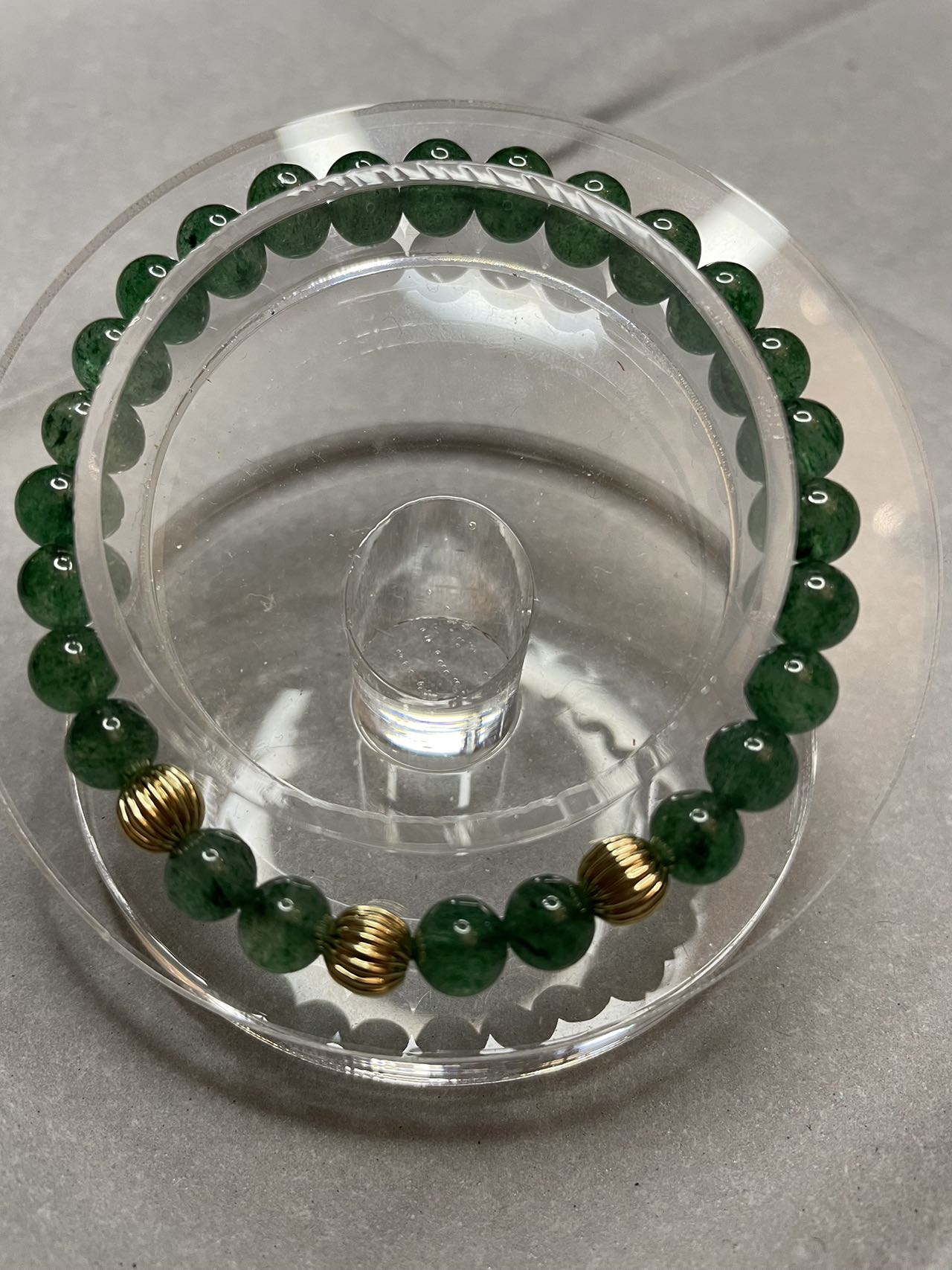 Lucky Green Strawberry Quartz Bracelet Empower Positive Energy Healing  Best Gift .