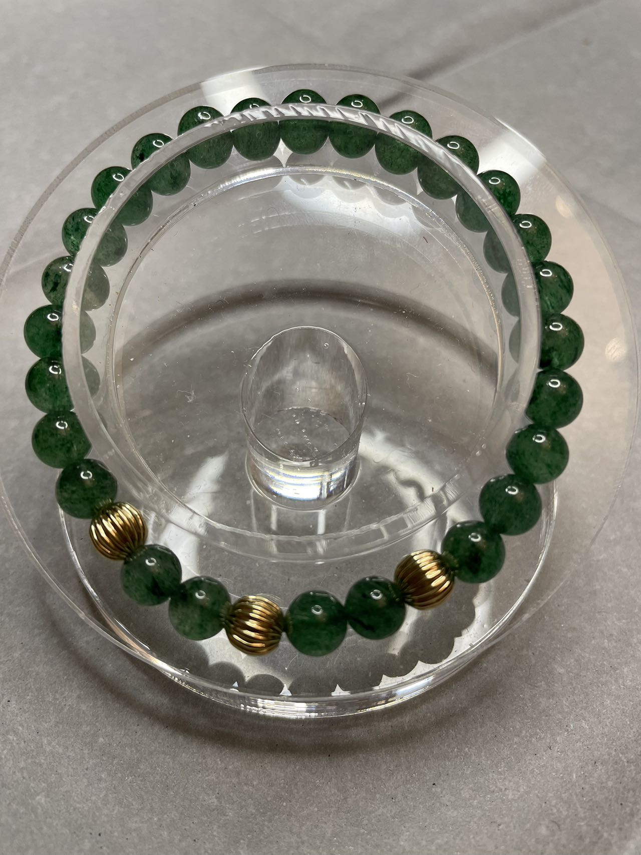 Lucky Green Strawberry Quartz Bracelet Empower Positive Energy Healing  Best Gift .