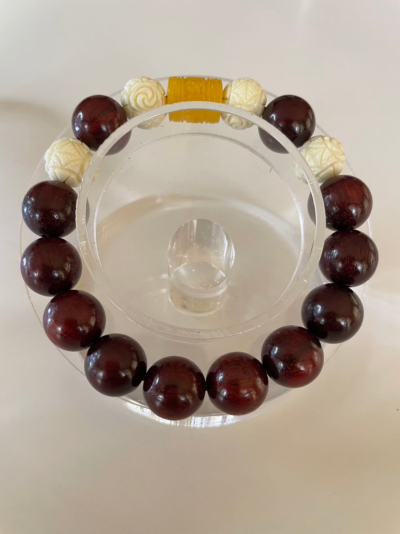 Lucky Red Sandalwood bracelet Empower Spiritual Positive Energy Healing Best Gift Ever.