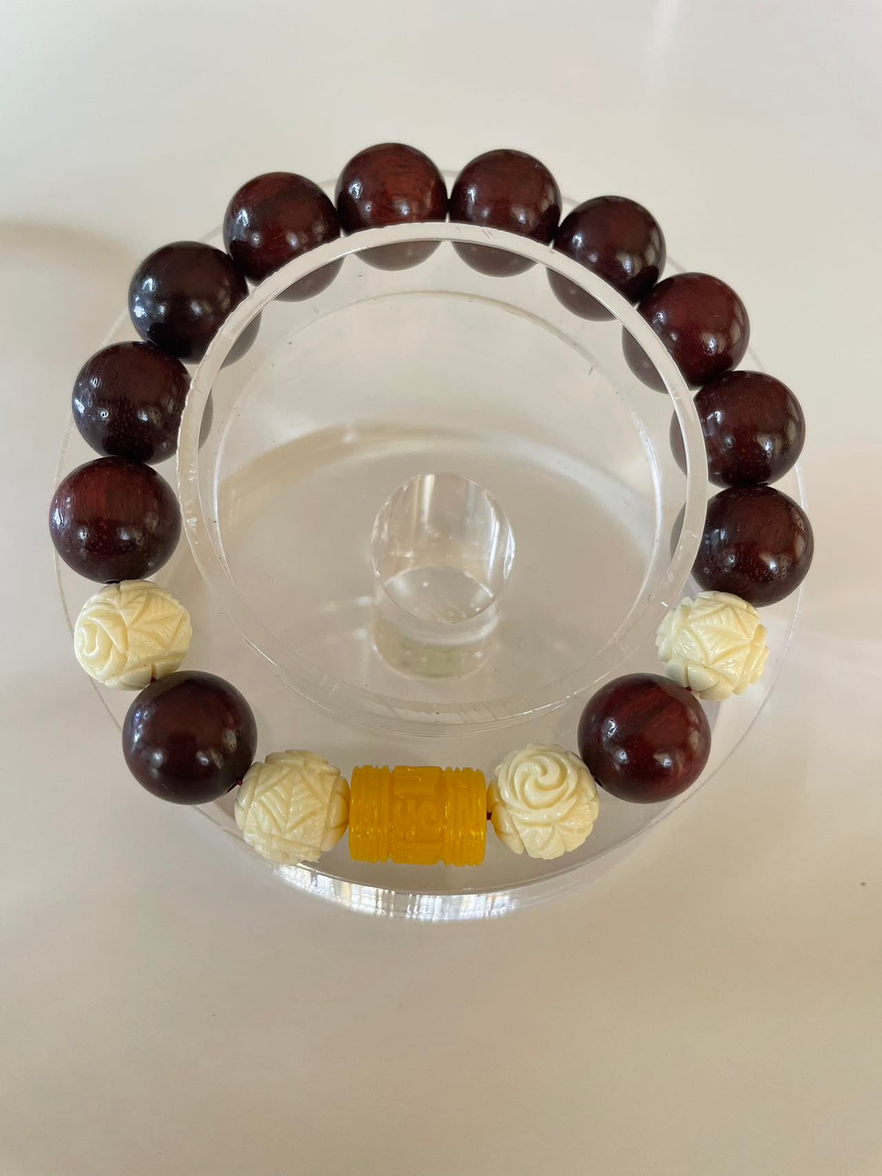 Lucky Red Sandalwood bracelet Empower Spiritual Positive Energy Healing Best Gift Ever.