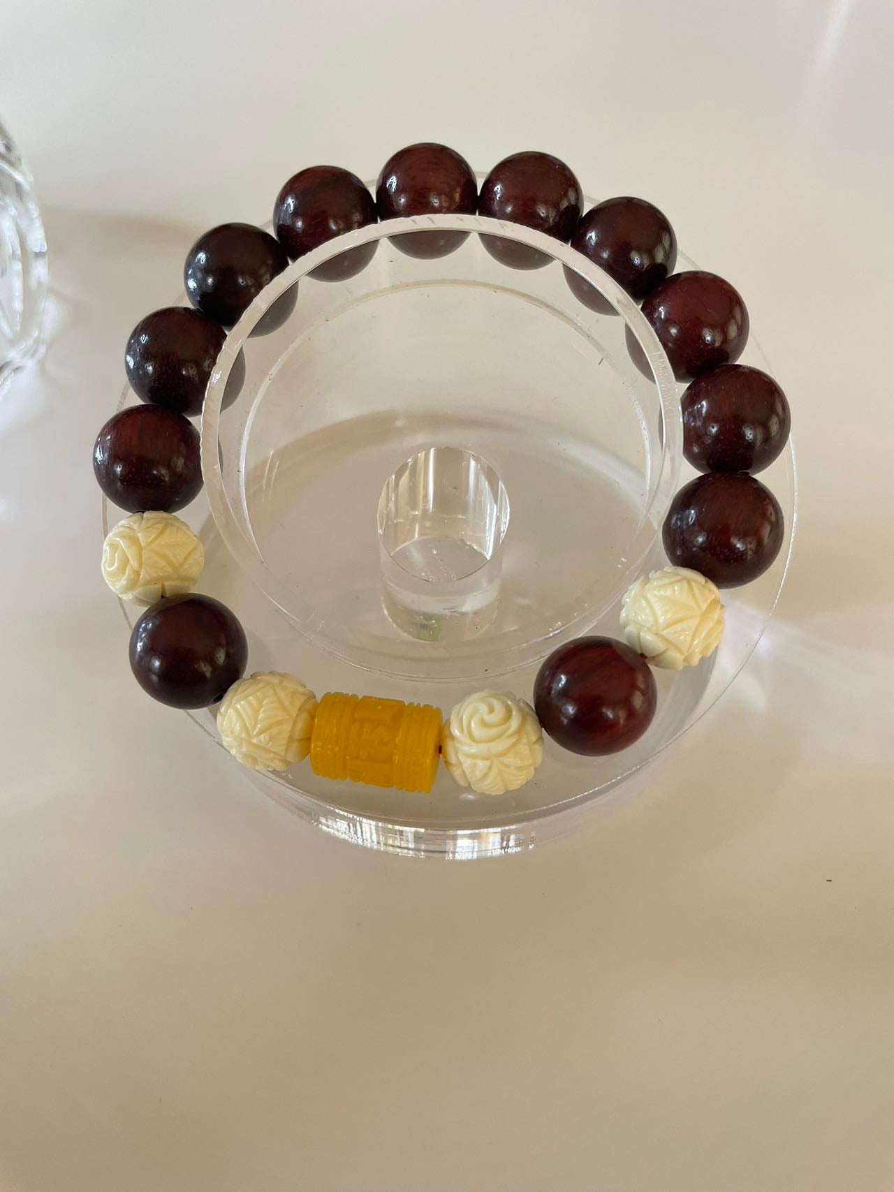 Lucky Red Sandalwood bracelet Empower Spiritual Positive Energy Healing Best Gift Ever.