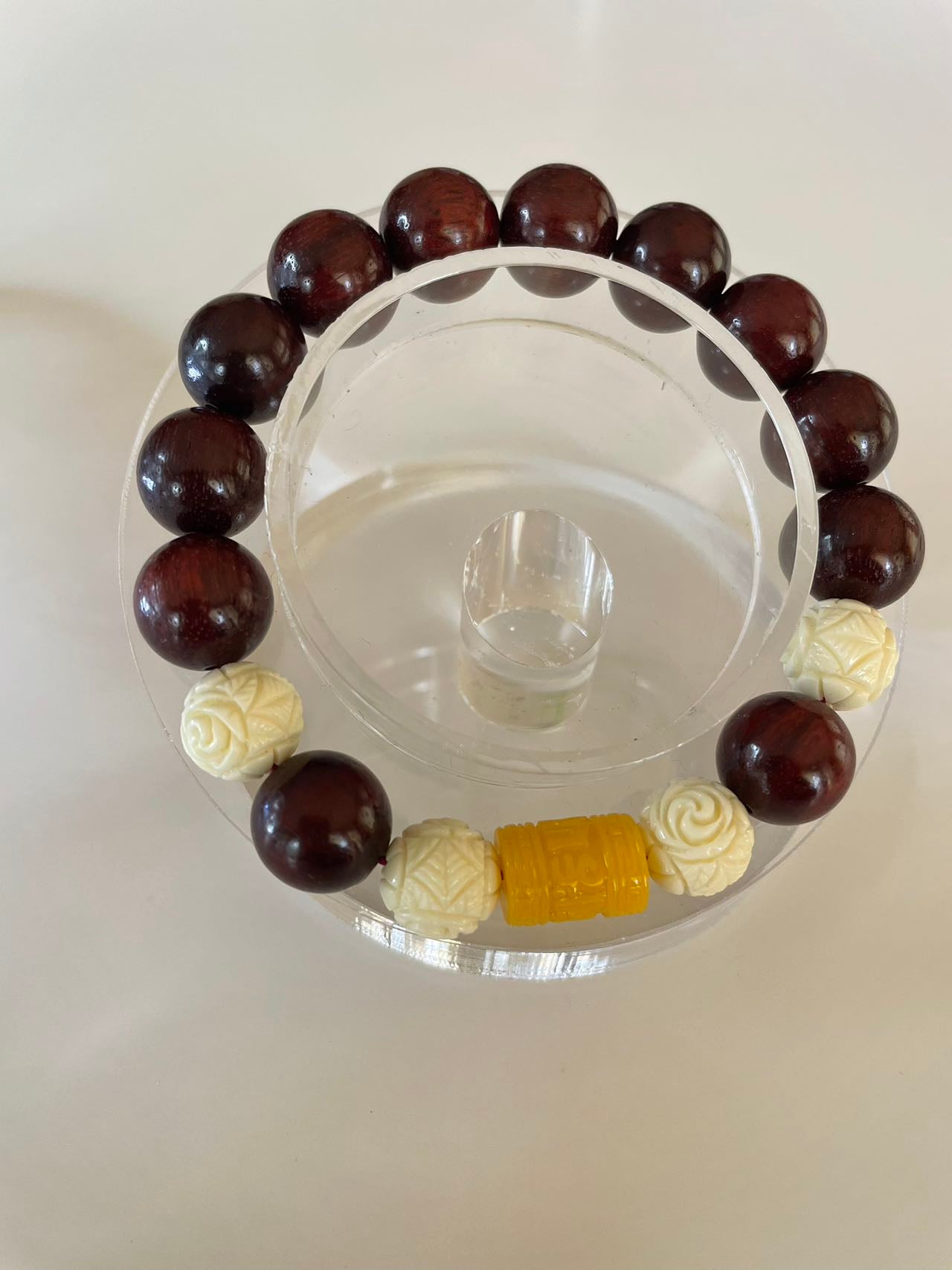 Lucky Red Sandalwood bracelet Empower Spiritual Positive Energy Healing Best Gift Ever.